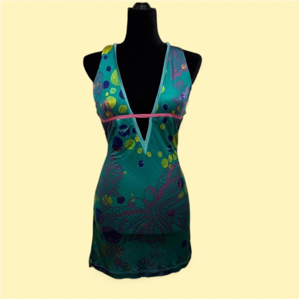 Vibrant Green Sleeveless Dress